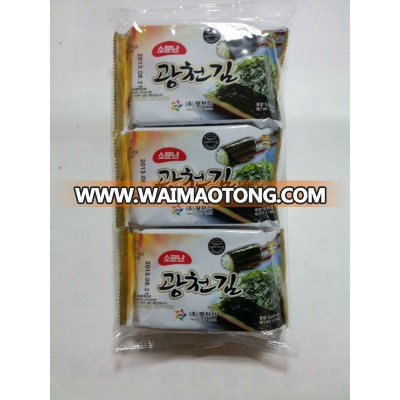 Seasoned Seaweed Laver Nori snack 5g x 72bags